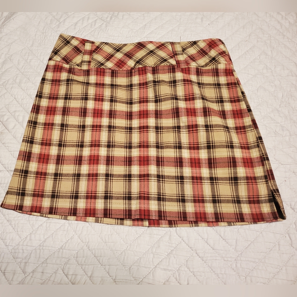 I.L.U. Plaid mini skirt